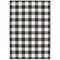 Homeroots 5 x 8 ft. Black & Ivory Gingham Indoor & Outdoor Area Rug 389519 - alternate 9